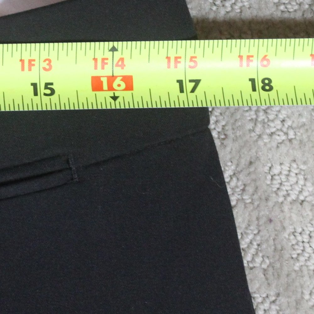 Ann Taylor Loft Size 10 Black "marisa" Trouser - Picture 5 of 7